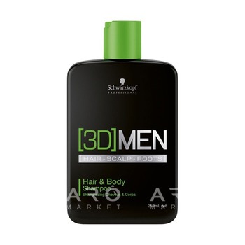 Шампунь для волос и тела 3D Men Hair and Body Shampoo